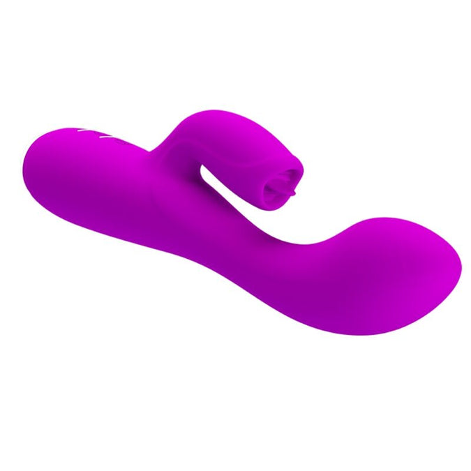 Pretty Love – Gloria wiederaufladbarer Rabbit-Vibrator – wasserdicht, lila