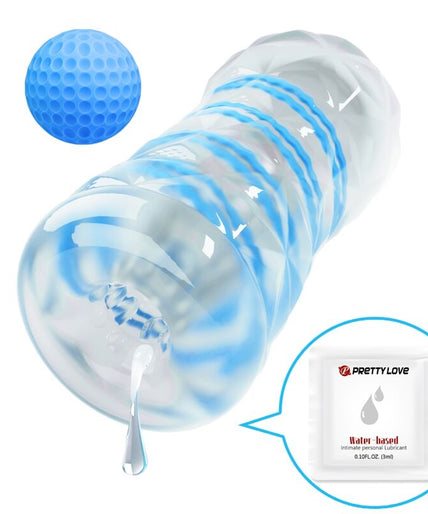 Pretty Love – Small Masturbator With Blue Spirals Pretty Love – Small Masturbator With Blue Spirals
