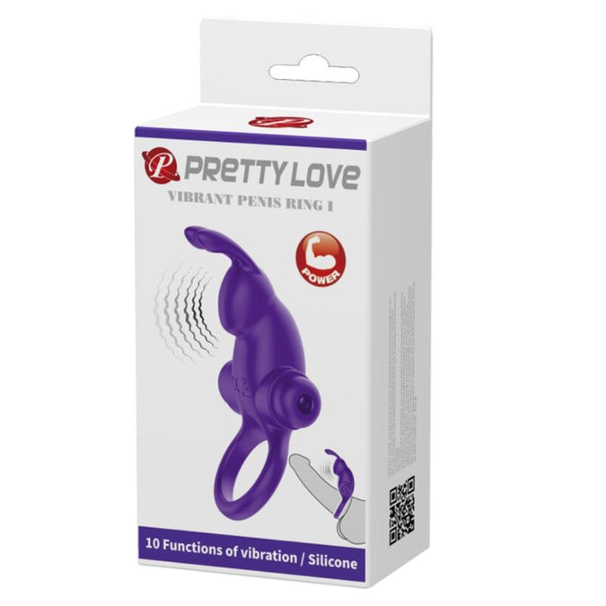 Pretty Love – Vibrator Ring I Rabbit For Purple Penis