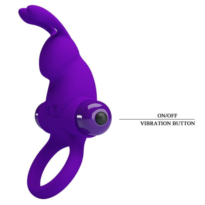 Pretty Love – Vibrator Ring I Rabbit For Purple Penis