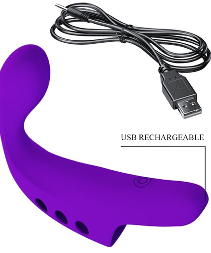 Pretty Love – Gorgon Lila Wiederaufladbarer Finger-Vibrator Pretty Love – Gorgon Lila Wiederaufladbarer Finger-Vibrator