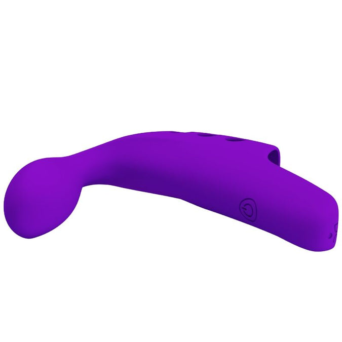 Pretty Love – Gorgon Paarse Oplaadbare Vingervibrator
