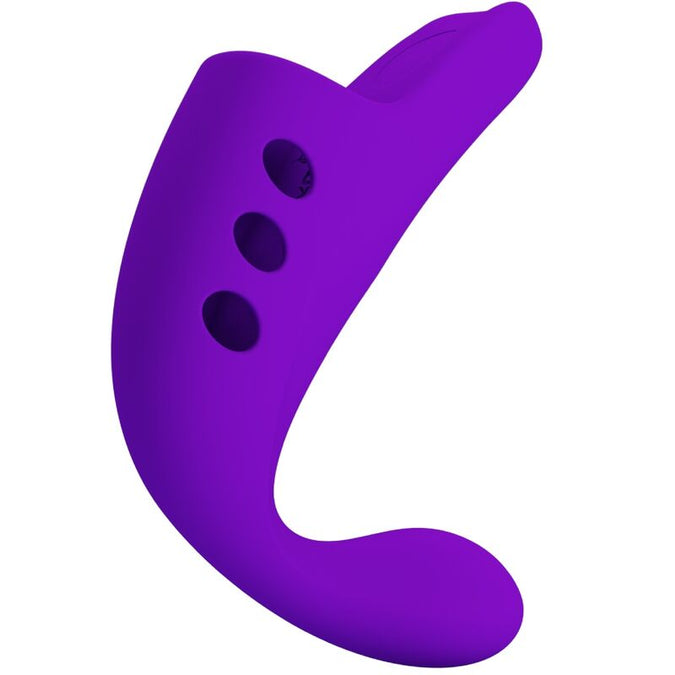 Pretty Love – Gorgon Paarse Oplaadbare Vingervibrator