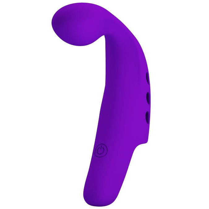 Pretty Love – Gorgon Paarse Oplaadbare Vingervibrator