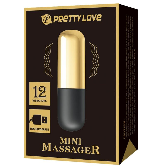Pretty Love – Golden Wiederaufladbarer Bullet-Vibrator