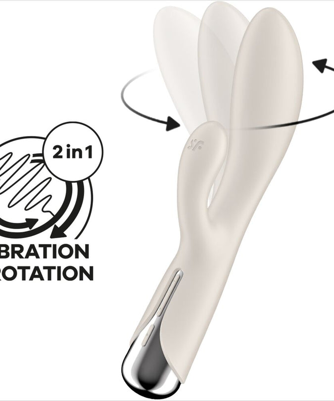Satisfyer – Spinning Rabbit 1 Clitoris And G – Spot Stimulation Beige