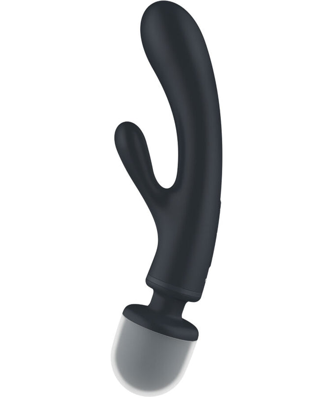 Satisfyer – Triple Lover Rabbit Vibrator Massager Grey
