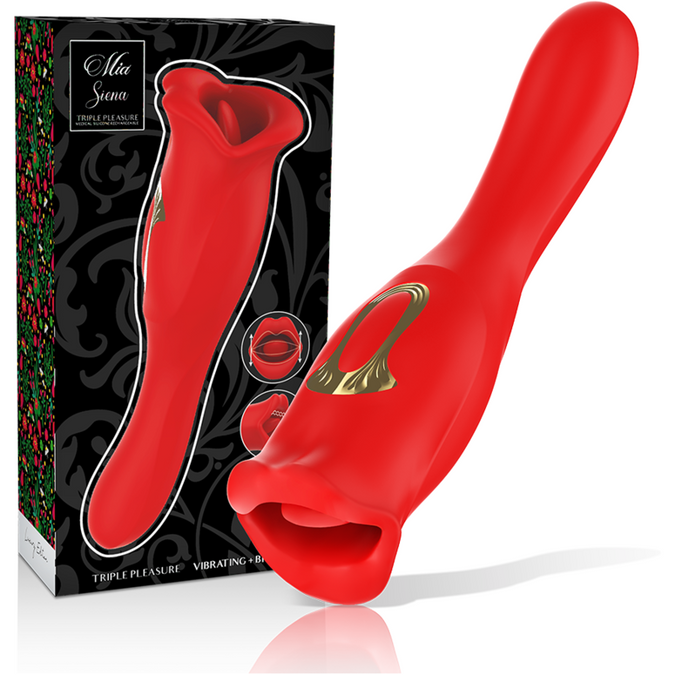 Mia – Siena Triple Pleasure Vibrator mit Vibrations- und Beißfunktion