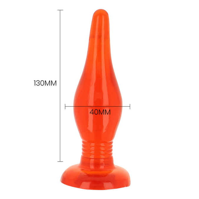 Baile – RED Soft Touch Anal Plug 14.2 CM