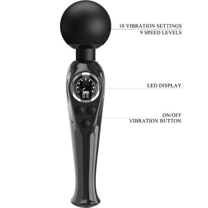 Pretty Love – Skyler Vibratorstab Schwarz