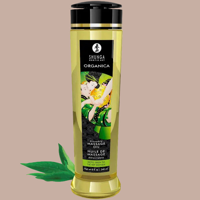 Shunga – Bio-Massageöl Grüner Tee 240ml