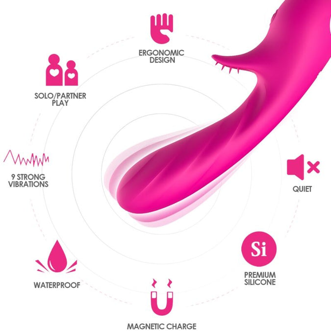 Armony – Romance Vibrator Mit Stimulator Fuchsia