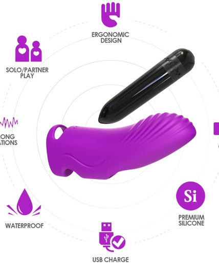 Armony – Aurora Vibrator Finger Fuchsia Armony – Aurora Vibrator Finger Fuchsia