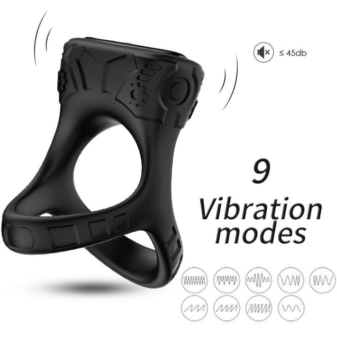 Armony – Ringvibrator & Mehrpositionsvibrator Schwarz