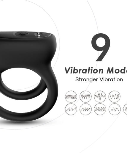 Armony – Double Ring Vibrator Black Armony – Double Ring Vibrator Black