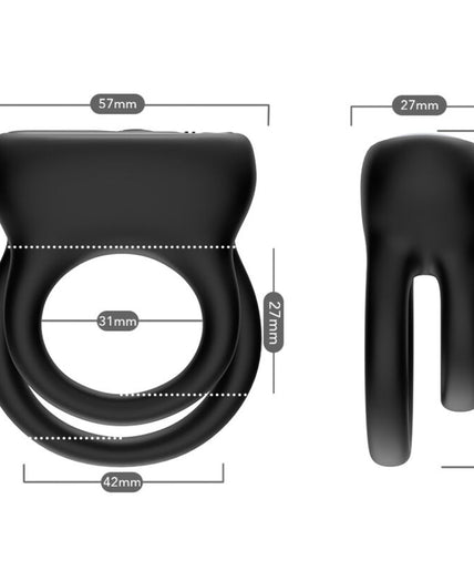 Armony – Double Ring Vibrator Black Armony – Double Ring Vibrator Black