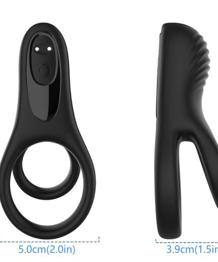 Armony – Double Ring Vibrator Black Armony – Double Ring Vibrator Black