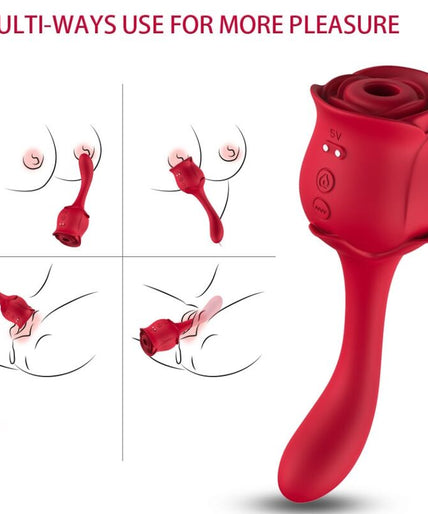 Armony – Roselover Clitoris Suction & Stimulator Red Armony – Roselover Clitoris Suction & Stimulator Red