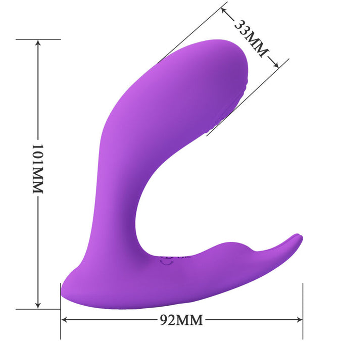 Pretty Love – Idabelle Vibration & Pulsation Fernbedienung Violett