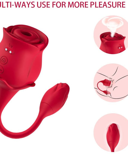 Armony – Pink Clitoris Sucker & Vibrator 10 Modes Red Armony – Pink Clitoris Sucker & Vibrator 10 Modes Red