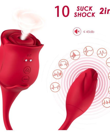 Armony – Pink Clitoris Sucker & Vibrator 10 Modes Red Armony – Pink Clitoris Sucker & Vibrator 10 Modes Red