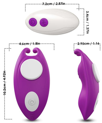 Armony – Honeybee Wearable Panties Vibrator G – Spot Remote Control Purple Armony – Honeybee Wearable Panties Vibrator G – Spot Remote Control Purple