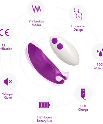 Armony – Honeybee Wearable Panties Vibrator G – Spot Remote Control Fuchsia Armony – Honeybee Wearable Panties Vibrator G – Spot Remote Control Fuchsia