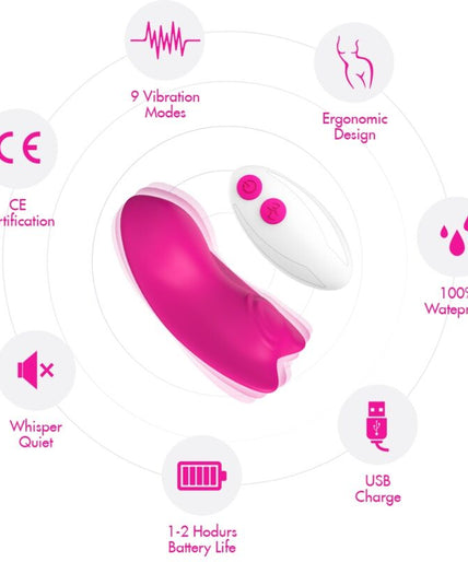 Armony – Butterfly Wearable Panties Vibrator Remote Control Purple Armony – Butterfly Wearable Panties Vibrator Remote Control Purple