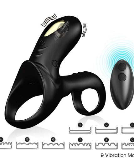 Armony – Ranger Double Vibrator Ring For Couples Black Armony – Ranger Double Vibrator Ring For Couples Black