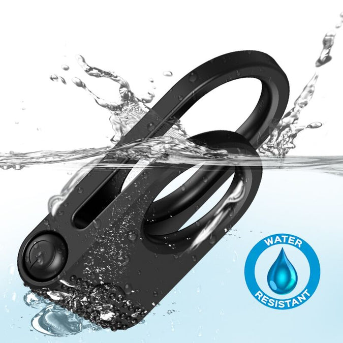 Armony – Twins Dubbele Vibratorring voor Stellen Zwart