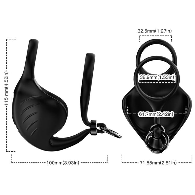 Armony – Manta Hodensack Vibrator Ring Fernbedienung Schwarz