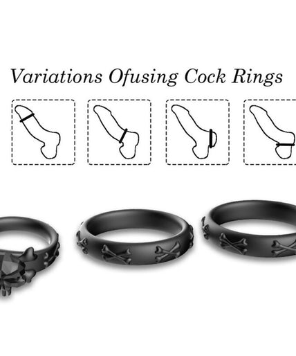 Armony – Rings Calavera Silicone Black Armony – Rings Calavera Silicone Black