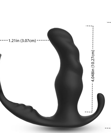 Pleasurements – Armony – Knight Prostata Vibrator Mit Cock Ring & Fernbedienung – Schwarz Pleasurements – Armony – Knight Prostata Vibrator Mit Cock Ring & Fernbedienung – Schwarz