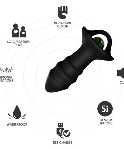 Armony – Kylin Finger Vibrator & Anal Plug Remote Control Black Armony – Kylin Finger Vibrator & Anal Plug Remote Control Black