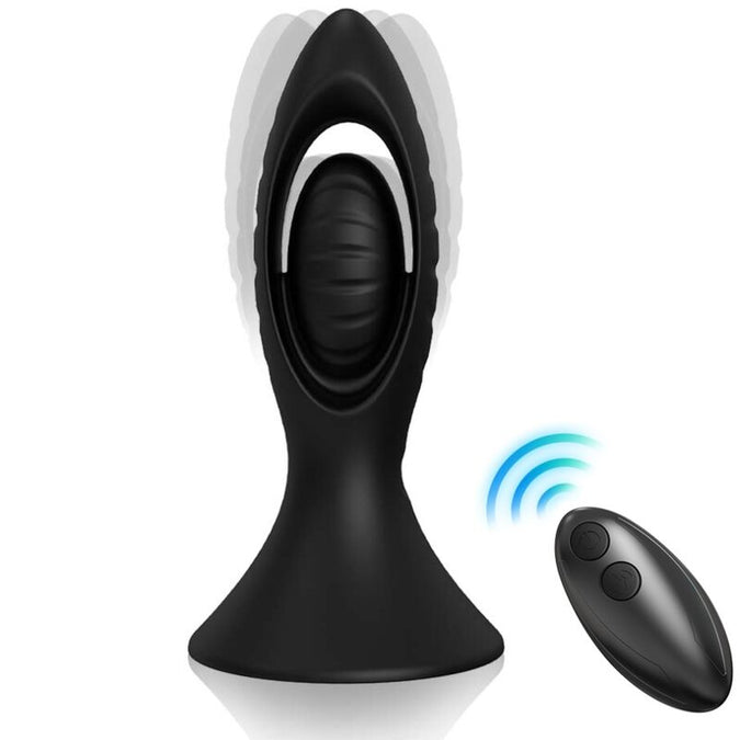 Armony – Vibrator & Anaalplug Siliconen Zwart