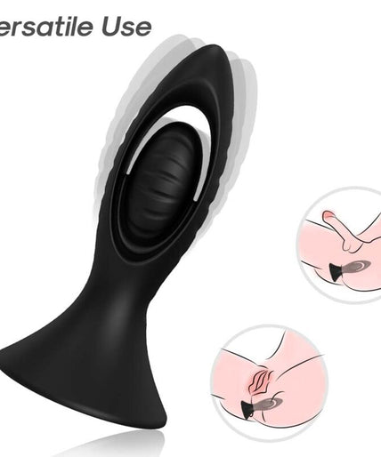 Armony – Vibrator & Anal Plug Silicone Black Armony – Vibrator & Anal Plug Silicone Black
