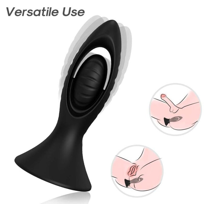 Armony – Vibrator & Anaalplug Siliconen Zwart