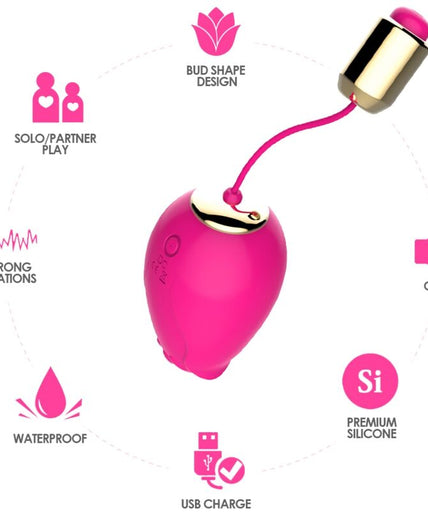 Armony – Mandala Egg Vibrator G – Spot Remote Control Fuchsia Armony – Mandala Egg Vibrator G – Spot Remote Control Fuchsia