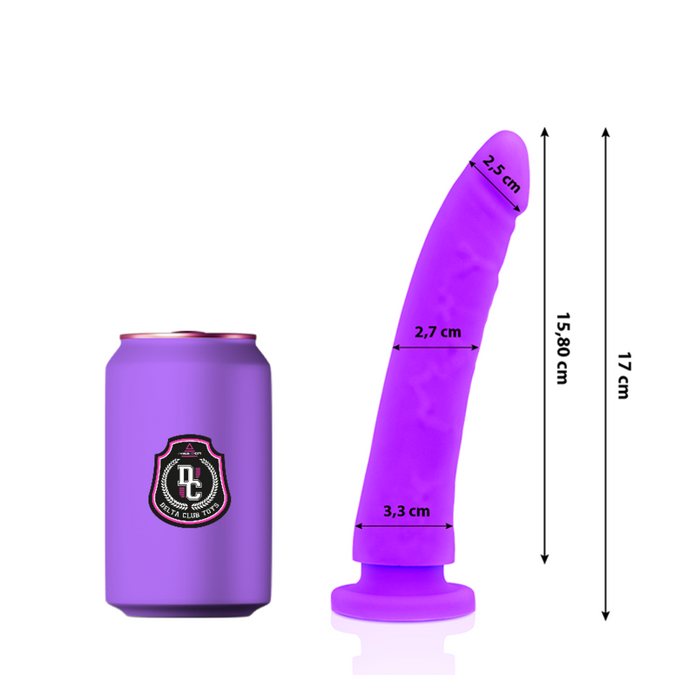 Pleasurements – Delta Club – G-Spot Dildo Medisch Siliconen 17 Cm Ø 3 Cm | Lila