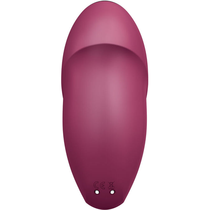 Satisfyer – Tap & Climax 1 Auflege-Vibrator Rot