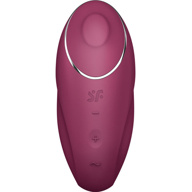 Satisfyer – Tap & Climax 1 Auflege-Vibrator Rot