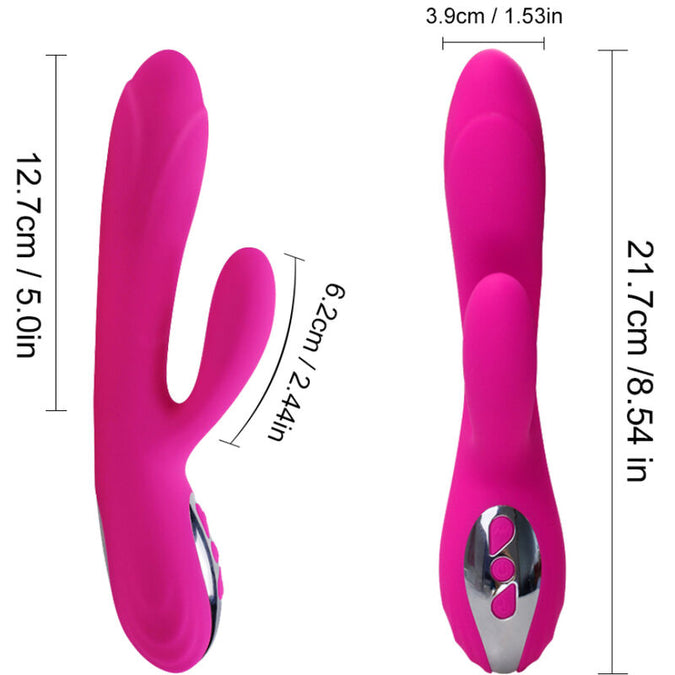 Armony – Flexibler Vibrator & Stimulator mit Fuchsia Wärmeeffekt