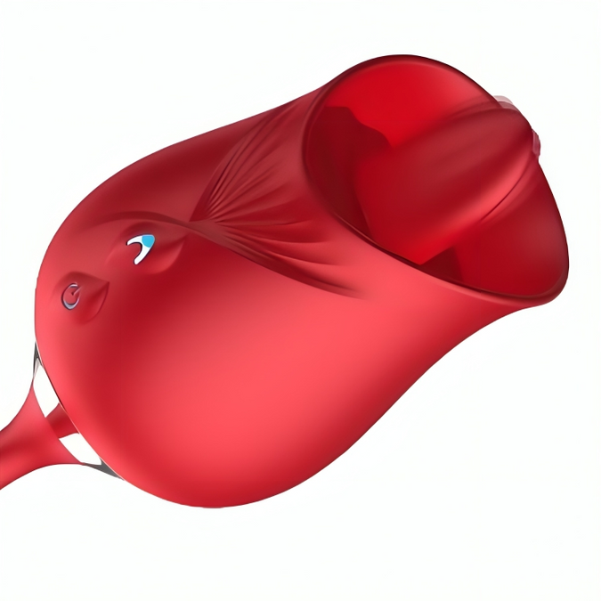 Armony – Vochtblad vibrator & stoten met rode tong