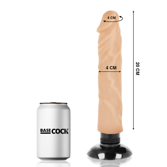 Basecock – Realistic Vibrator 2 – 1 Flesh 20 Cm – O – 4 Cm