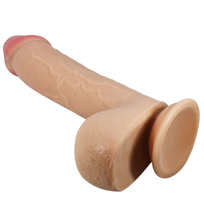Pleasurements – Pretty Love – Sliding Skin Realistischer Dildo Fleischfarben 23,4 Cm