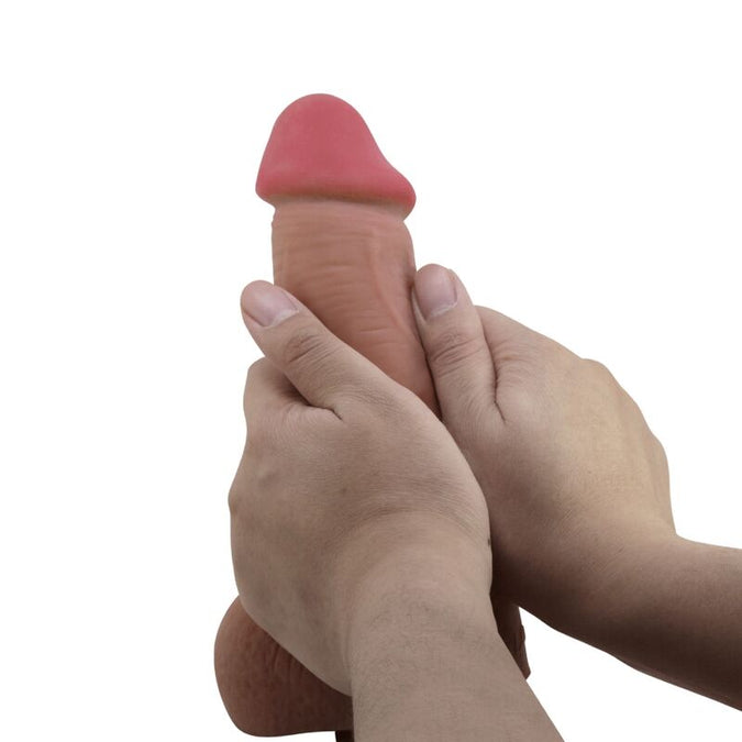 Pleasurements – Pretty Love – Sliding Skin Realistischer Dildo Braun 23,4 Cm