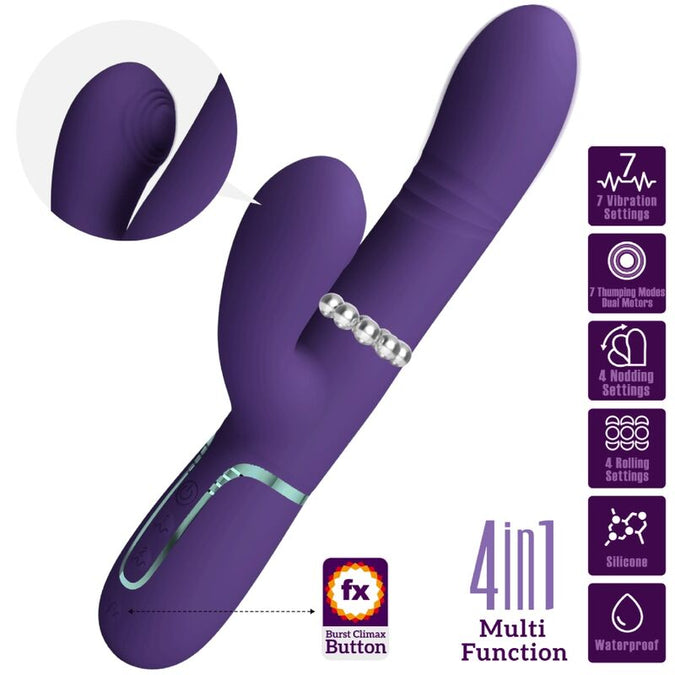 Pretty Love – Multifunktion G – Spot Vibrator Lila