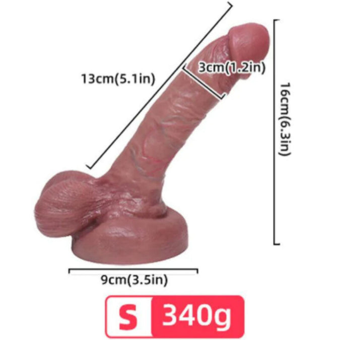 Pleasurements – Armony – Realistischer Dildo aus flüssigem Silikon 13 cm