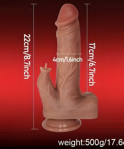 Armony – Realistic Vibrator & Thrusting Dildo With Tongue Stimulator Heat Effect 22 Cm Armony – Realistic Vibrator & Thrusting Dildo With Tongue Stimulator Heat Effect 22 Cm