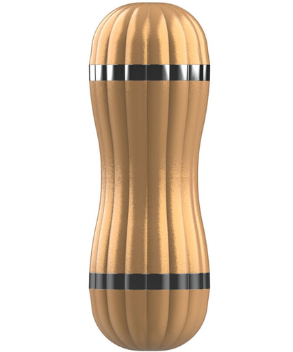 Armony – Bevis Double Masturbator Vagina & Mouth Without Vibration Gold Armony – Bevis Double Masturbator Vagina & Mouth Without Vibration Gold
